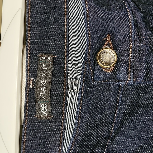 COPY - Lee Relaxed Fit Denim Jeans size 12 Long - Picture 2 of 4